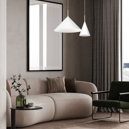 Полилей на кабел CAPITAL 1xGX53/15W/230V диаметър 46 см бял