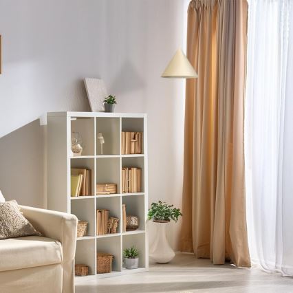 Полилей на кабел CAPITAL 1xGX53/15W/230V Ø 32 cm в кремав цвят