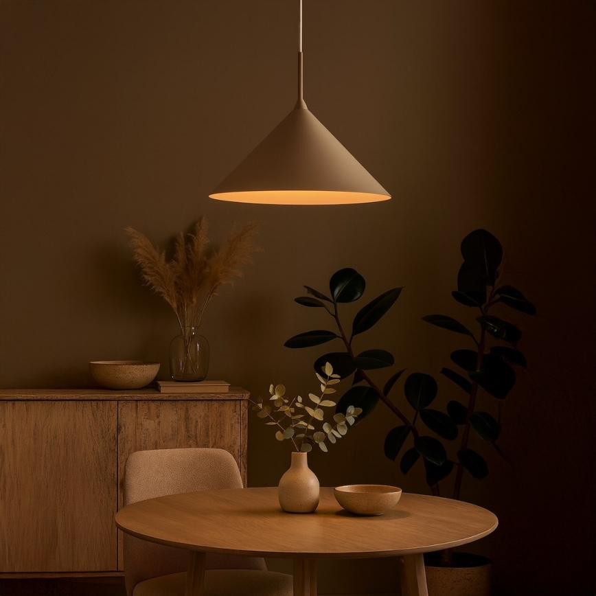 Полилей на кабел CAPITAL 1xGX53/15W/230V Ø 46 cm бежов