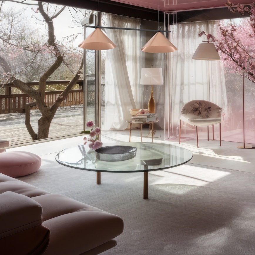 Полилей на кабел CAPITAL 2xGX53/15W/230V розово злато