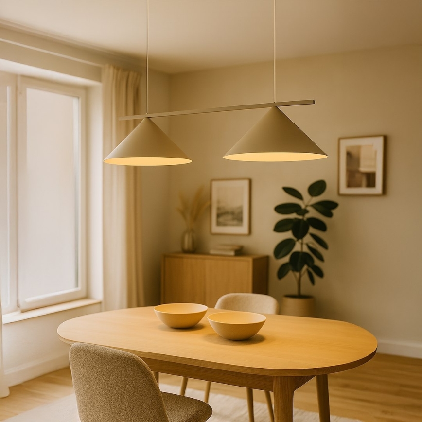 Полилей на кабел CAPITAL 2xGX53/15W/230V таупе