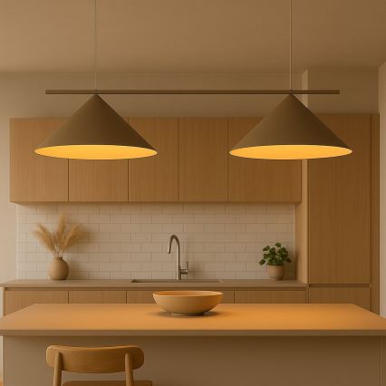 Полилей на кабел CAPITAL 2xGX53/15W/230V таупе