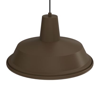 Полилей на кабел CLASS 1xE27/15W/230V кафяв