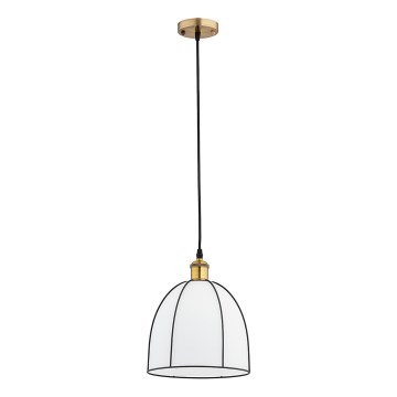 Полилей на кабел DAVE 1xE27/15W/230V златист/черен