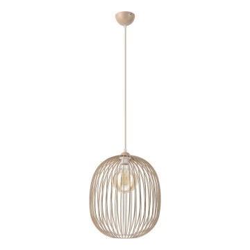 Полилей на кабел DESTELLO 1xE27/15W/230V Ø 33 см бежов