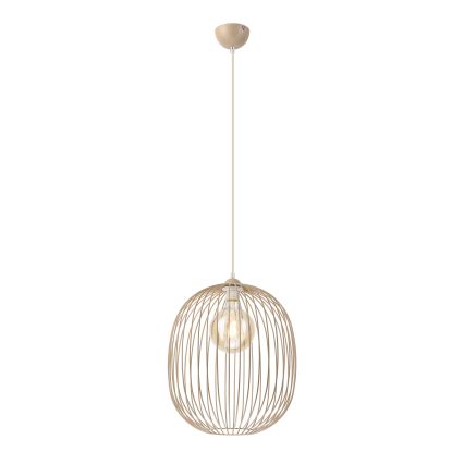 Полилей на кабел DESTELLO 1xE27/15W/230V Ø 33 см бежов