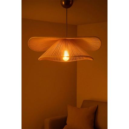 Полилей на кабел DUVELA 1xE27/40W/230V бежов