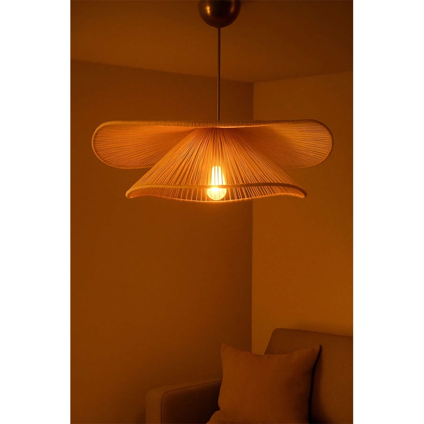Полилей на кабел DUVELA 1xE27/40W/230V бежов
