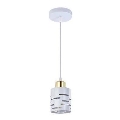 Полилей на кабел ELEN 1xE27/35W/230V бял/златен