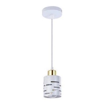 Полилей на кабел ELEN 1xE27/35W/230V бял/златен