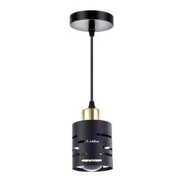 Полилей на кабел ELEN 1xE27/35W/230V черен/златен