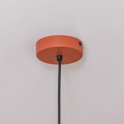 Полилей на кабел ETNA II, 1xE27/15W/230V, Ø 25 см, оранжев