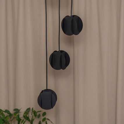 Полилей на кабел GAMBIT 4xGU10/10W/230V черен