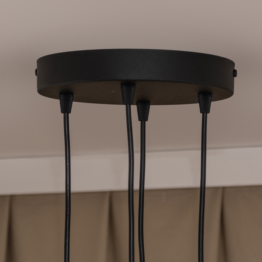 Полилей на кабел GAMBIT 4xGU10/10W/230V черен