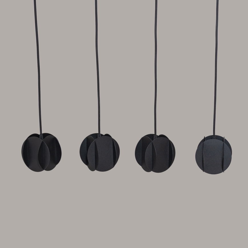 Полилей на кабел GAMBIT 4xGU10/10W/230V черен