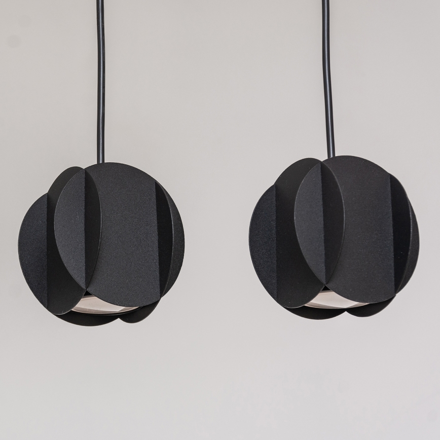 Полилей на кабел GAMBIT 4xGU10/10W/230V черен