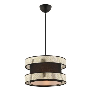 Полилей на кабел HALO 1xE27/60W/230V черен/кремав