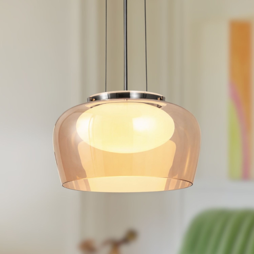 Полилей на кабел INSIEME 1xGX53/10W/230V pr. 35 cm димчато бежов