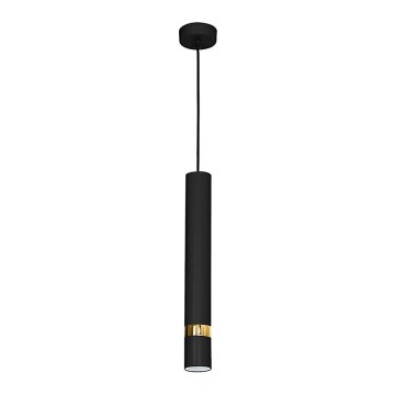 Полилей на кабел JOKER 1xGU10/25W/230V в черно и златно