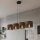 Полилей на кабел KARBON 4xE27/15W/230V черен/кафяв