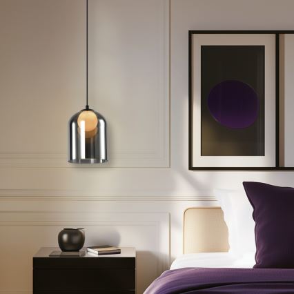 Полилей на кабел KLEA 1xG9/15W/230V димчато черен