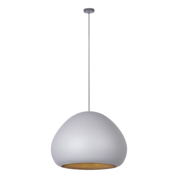 Полилей на кабел LAVA 1xE27/15W/230V сив/златист