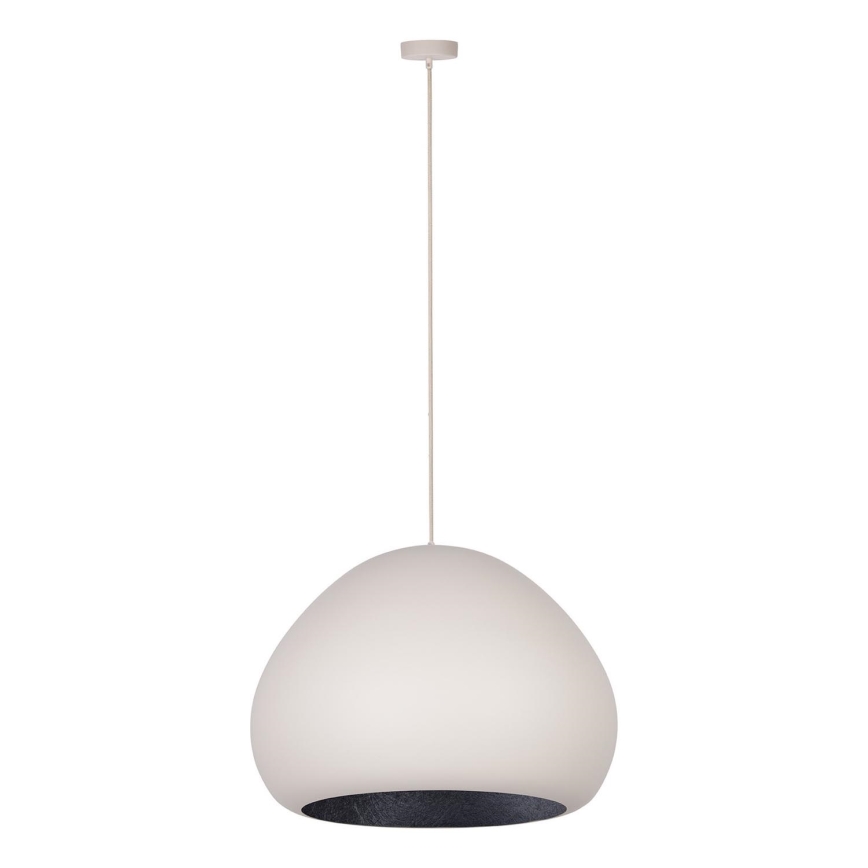 Полилей на кабел LAVA 1xE27/15W/230V кремаво/черно