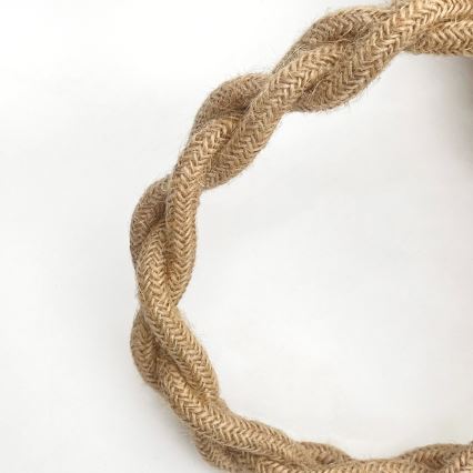 Полилей на кабел LOOMIS 3xE27/15W/230V 130 cm бежово/дъб