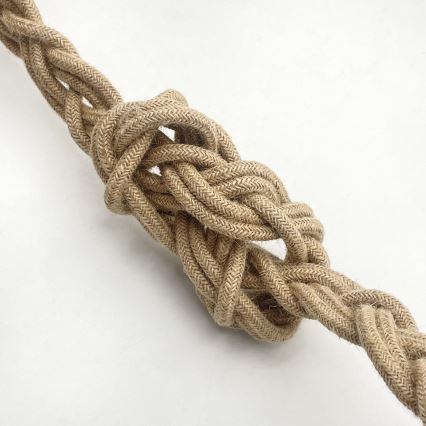 Полилей на кабел LOOMIS 5xE27/15W/230V 83 cm бежов/дъб