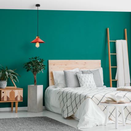 Полилей на кабел MANAVGAT 1xE27/40W/230V червен/кафяв