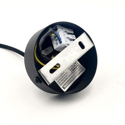 Полилей на кабел MARKUS 1xE27/15W/230V черен/дъб