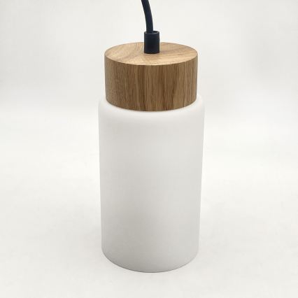 Полилей на кабел MARKUS 3xE27/15W/230V черен/дъб