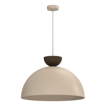 Полилей на кабел NEVIS 1xE27/15W/230V Ø 50 cm бежов