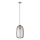 Полилей на кабел OVELLA 1xE27/15W/230V, диам. 25 см, черен/бор