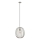 Полилей на кабел OVELLA 1xE27/15W/230V Ø 34 см сив