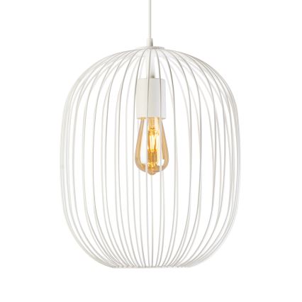 Полилей на кабел OVELLA, 1xE27/15W/230V, Ø 34 см, кремав
