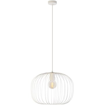 Полилей на кабел OVELLA 1xE27/15W/230V, Ø 46 см, кремав