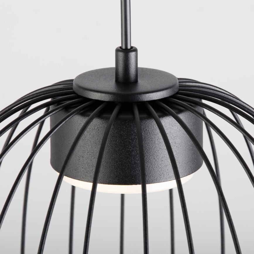 Полилей на кабел OVELLA 1xGX53/10W/230V Ø 25 см, черен