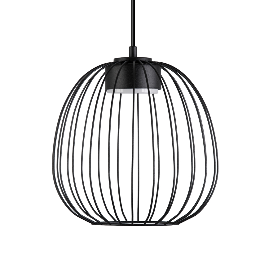 Полилей на кабел OVELLA 1xGX53/10W/230V Ø 25 см, черен