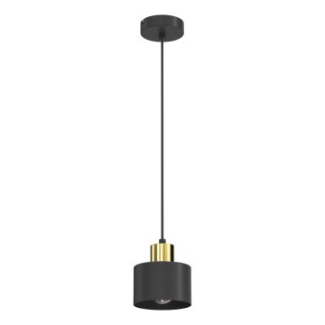 Полилей на кабел PARKLA 1xE27/15W/230V черен