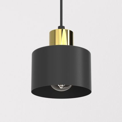 Полилей на кабел PARKLA 1xE27/15W/230V черен