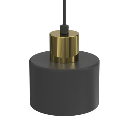 Полилей на кабел PARKLA 1xE27/15W/230V черен
