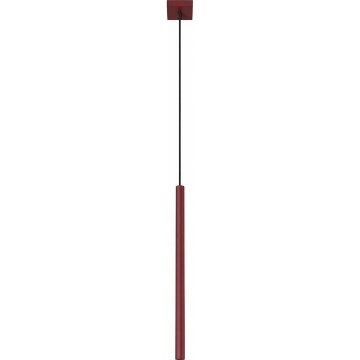 Полилей на кабел PASTELO 1xG9/8W/230V червен