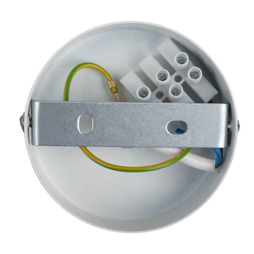 Полилей на кабел PIATTO 1xGX53/15W/230V Ø 45 см бял