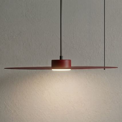 Полилей на кабел PIATTO 1xGX53/15W/230V, Ø 45 см, бордо