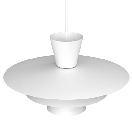 Полилей на кабел PLATO 1xE27/15W/230V бял