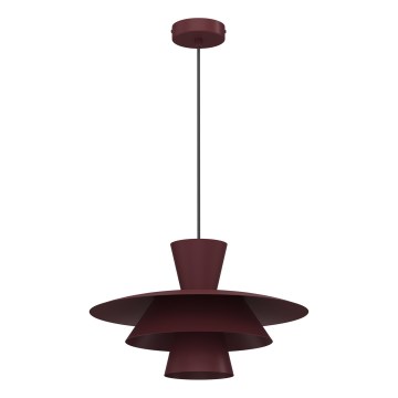 Полилей на кабел PLATO 1xE27/15W/230V бордо
