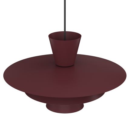 Полилей на кабел PLATO 1xE27/15W/230V бордо