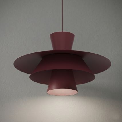 Полилей на кабел PLATO 1xE27/15W/230V бордо