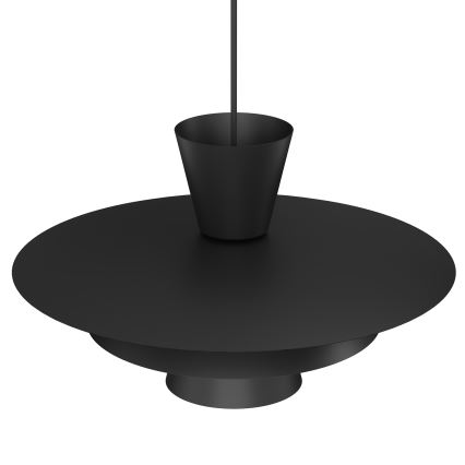Полилей на кабел PLATO 1xE27/15W/230V черен